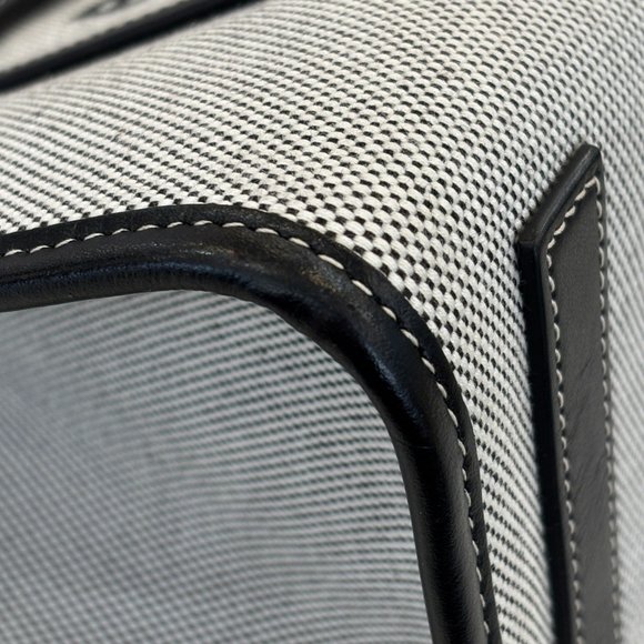 BURBERRY SM FREYA TOTE Canvas Tote Bag 8044137 Gray Women's - Picture 10 of 10